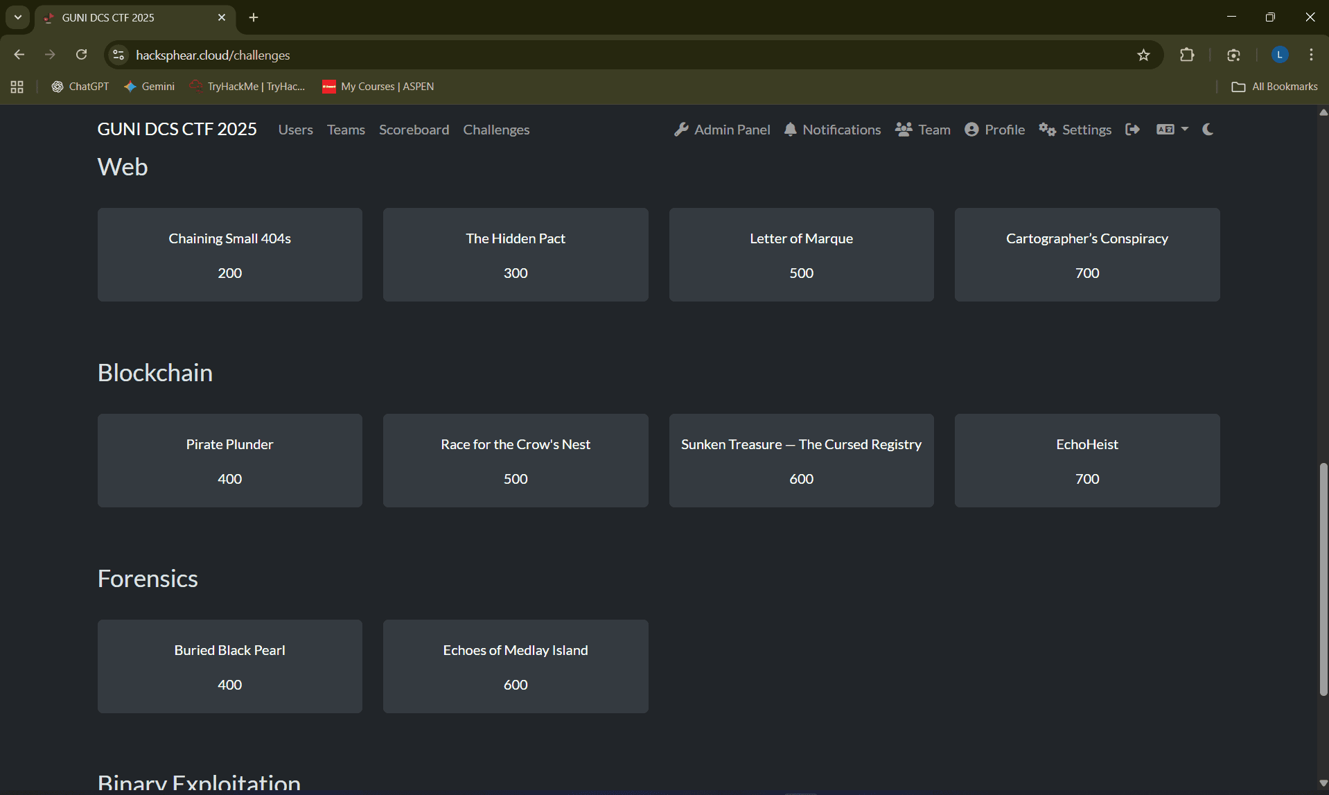 HackSphere 2025 – Advanced Cybersecurity CTF - Screenshot 2